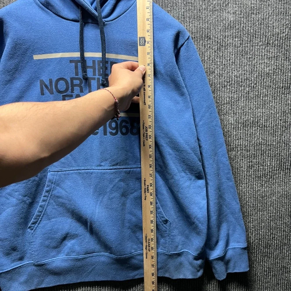 The North Face Hoodie Mens‎ XL Blue Pullover Sweatshirt Hooded Casual Outdoors